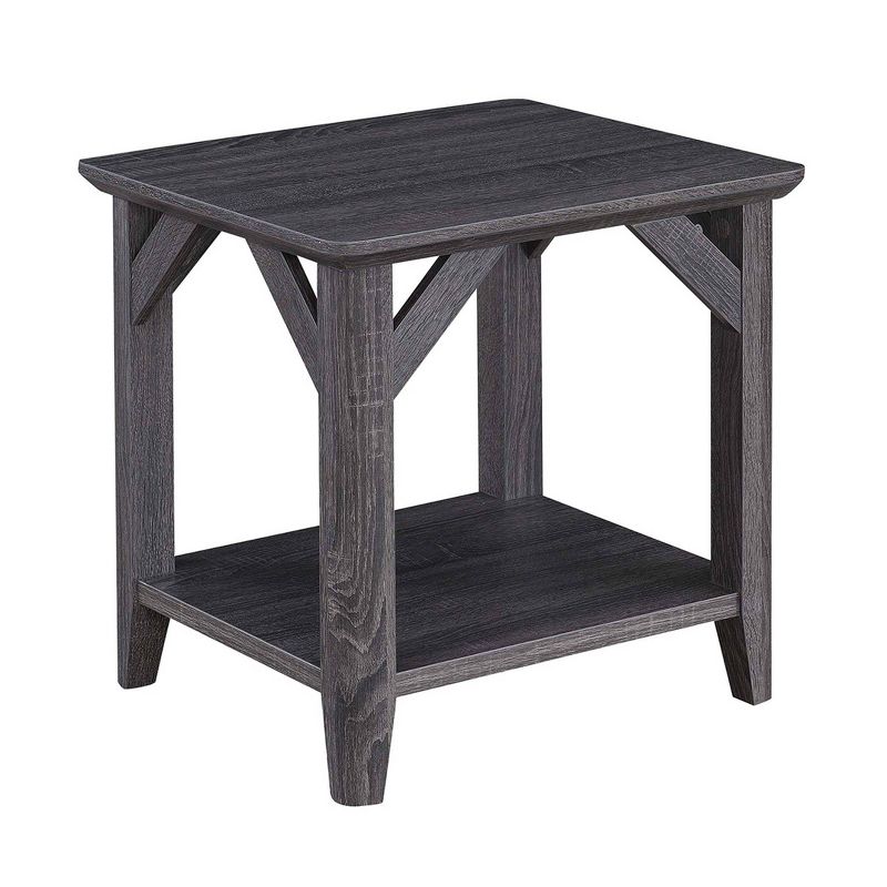 Winston End Table Weathered Gray - Breighton Home, 1 of 5