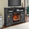 NAYSAYE Indoor Fireplace TV Stand Overheating Protection Adjustable Flame for Living Room, Dark Gray, 60"*15.75"*32" - 3 of 4