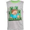 Minecraft Boys Creeper T-Shirt, Tank Top and Shorts 3-Piece Set - 3 of 4