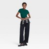 Women's Slim Fit Short Sleeve Ribbed T-Shirt - A New Day™ - 3 of 3