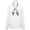 INSPIRE CHIC Women's Polka Dot Square Neckerchief Headband 27.56*27.56 inches(L*W) - 2 of 4