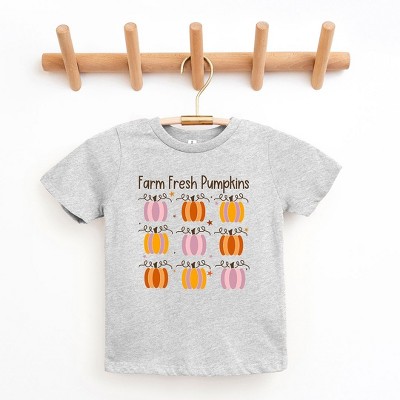 The Juniper Shop Farm Fresh Pumpkins Chart Toddler Short Sleeve Tee