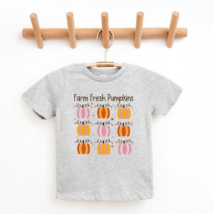 The Juniper Shop Farm Fresh Pumpkins Chart Toddler Short Sleeve Tee - 1 of 2