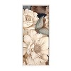 Kate & Laurel All Things Decor 18"x40" Sylvie Beaded Retro Glam Floral in Muted Color Tones Framed by The Creative Bunch Studio White - 2 of 4