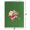 Paper Love Santa and Friends Pop Up Christmas Card - 2 of 4