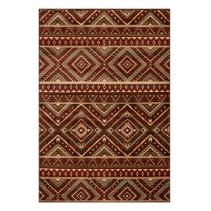 Farmhouse Rustic Medallion Power-Loomed Living Room Bedroom Entryway Indoor Area Rug or Runner by Blue Nile Mills - 1 of 4