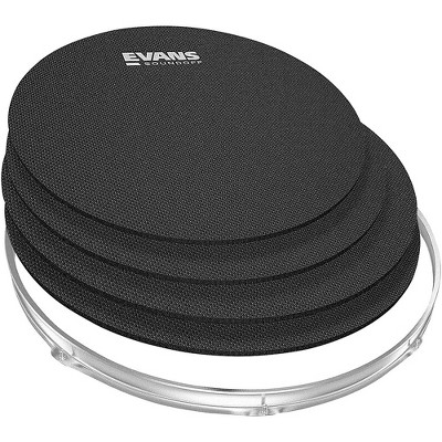 Evans SoundOff Drum Mute Pack, Rock Black