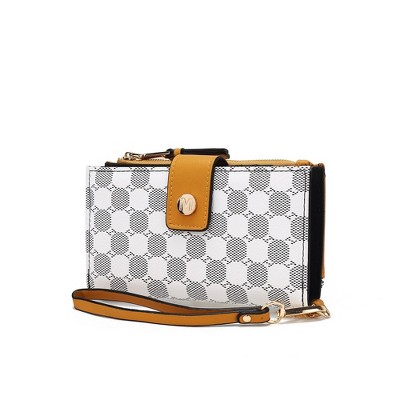 MKF Collection Solene Circular Print Women’s Wristlet Wallet by Mia K