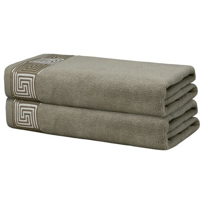 Unique Bargains Highly Absorbent Soft and Durable Bath Towels 28" x 56" 2 Pcs