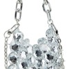 FATMOON Women's Acrylic Transparent Crystal Evening Handbag - Small Square Crossbody Bag with Beaded Detail - 4 of 4