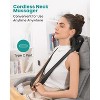 Nekteck Neck Massager with Heat, Cordless Electric Deep Tissue 6D Kneading Massage Pillow - 3 of 4