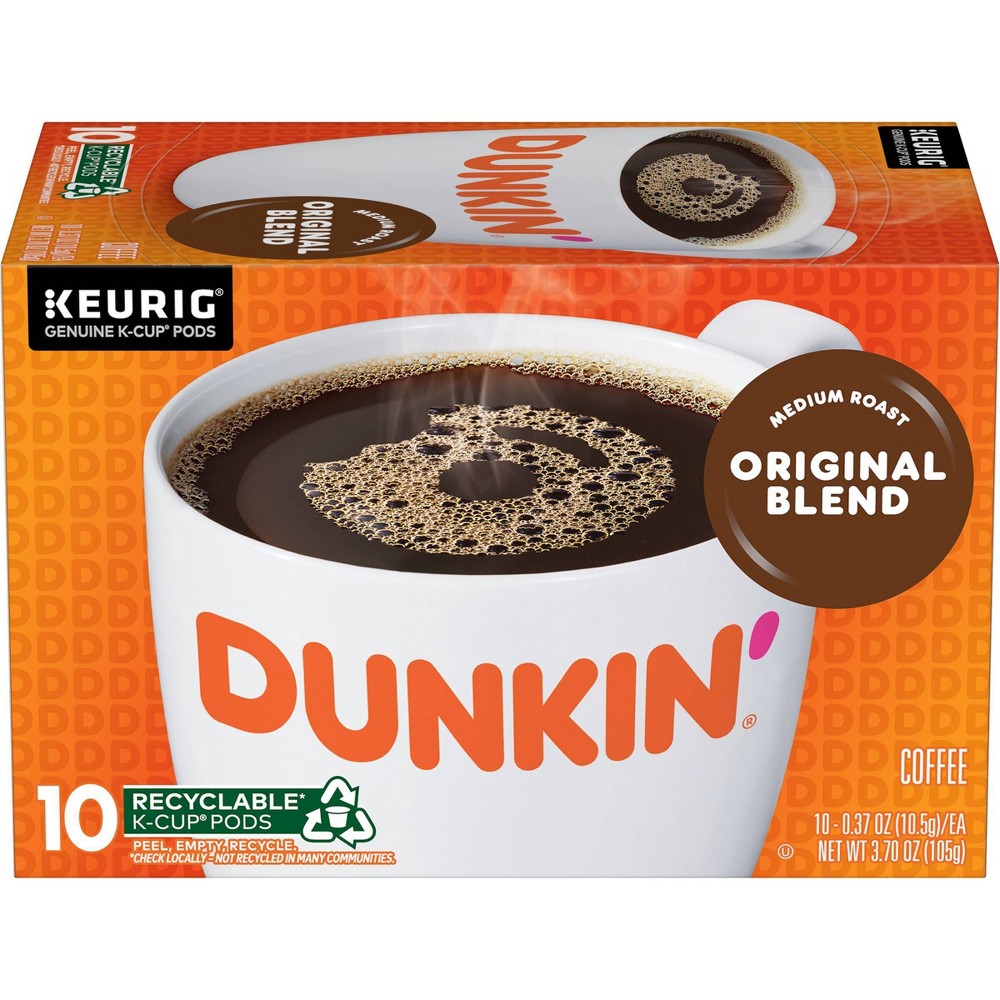 GTIN 881334002980 product image for Dunkin' Original Blend Medium Roast Coffee - Keurig K-Cup Pods - 10ct | upcitemdb.com