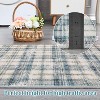 Washable Non-Slip Plaid Carpet - Farmhouse Living Room & Bedroom Rug, Soft Office Decor - 3 of 4