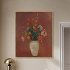 Art Remedy Odilon Redon - Bouquet in a Chinese Vase Vintage Classic Roses Wall Art, 36" x 45", Gold Frame - 2 of 4
