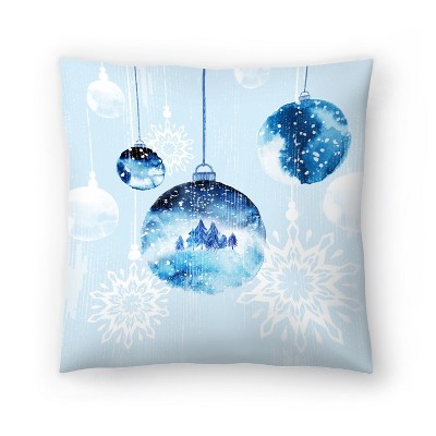 Christmas discount pillows blue