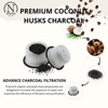 6 Nispira Replacement Activated Charcoal Water Filters Compatible with GE Specialty Grind & Brew Coffee Maker with Thermal Carafe - 3 of 4