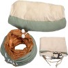 SEVOBAL Cat Tunnel Bed Combo with Teasing Ball Indoor Tunnel Tubes Toy Zipper Connection Removable Washable Mat and Scratching Ball Non-Skid Floor Mat - 4 of 4