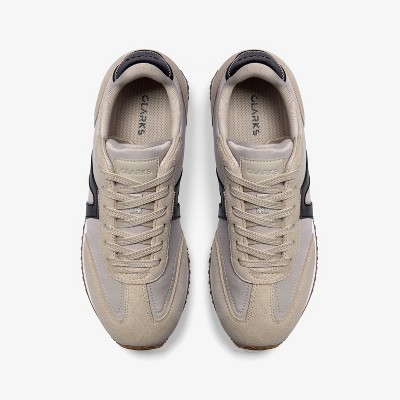Женские кроссовки Clarks Womens Calo Run 2 Sneaker Beige Combi Shoes 9 Medium — фото 6