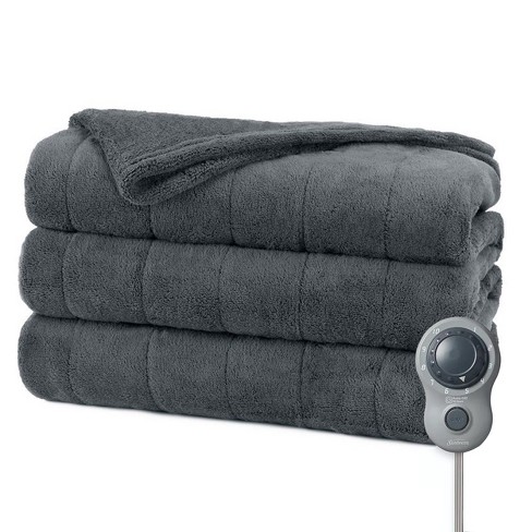 Serta heated blanket flashing best sale blue light