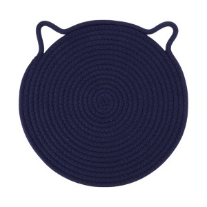 Unique Bargains Single Cat-Ear Shape Heat Resistant Coaster Cotton 11.81"x11.81"0.31" - 1 of 3