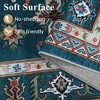 Modern Washable Area Rug for Living Room, Soft Floor Rug with Non Slip Backing, Low Pile Stain Resistant Indoor Carpet for Home Office - 4 of 4
