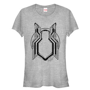 Juniors Womens Marvel Spider-Man: Homecomingscale Logo T-Shirt - 1 of 3