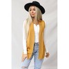 Women's Gentry Open Front Sleeveless Cardigan - Cielo - 3 of 3