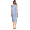 Casual Nights Women's Floral Embroidered/Lace Trim Sleeveless Nightgown - 4 of 4