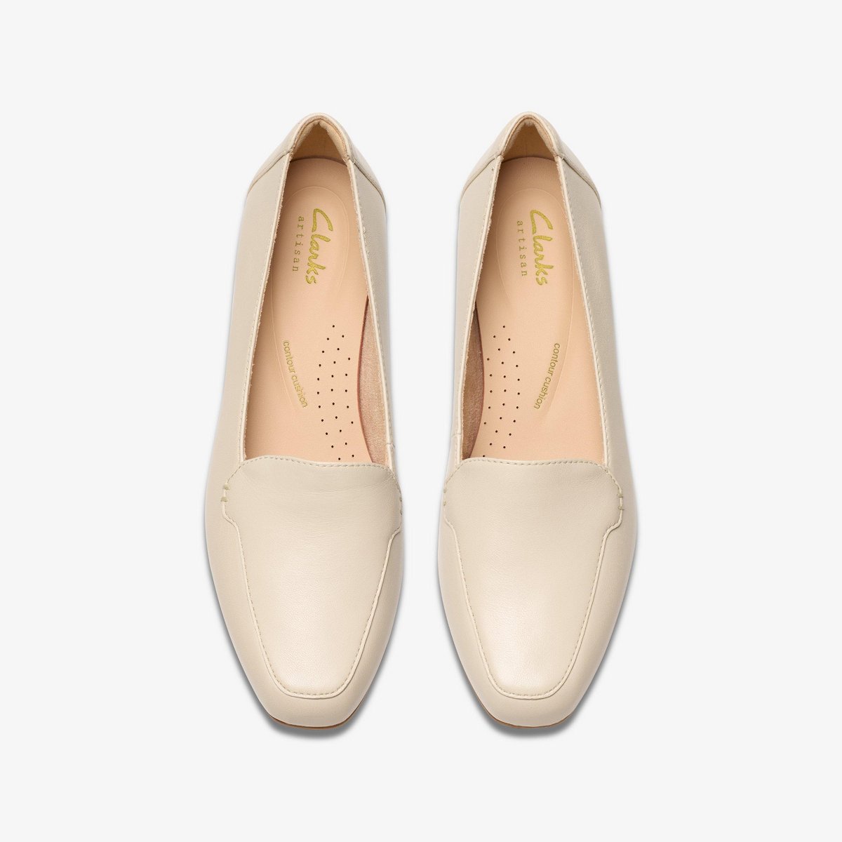 Обувь Clarks Womens Krystine Lily Cream Leather Shoes 8 Narrow — фото 7