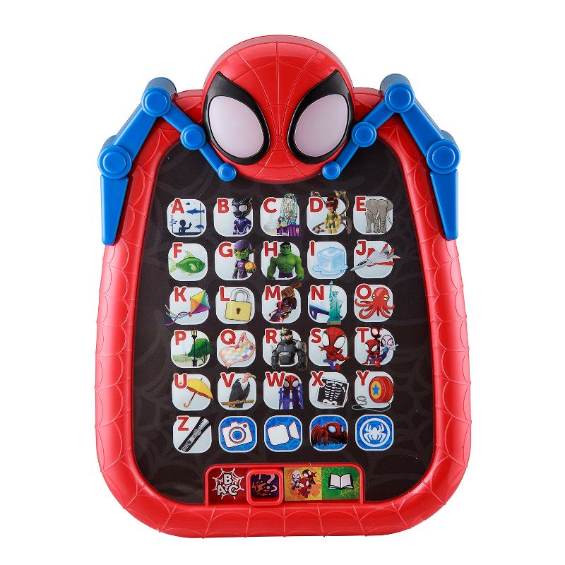 eKids Spidey and His Amazing Friends Interactive Toy Tablet – Red (SA-165.EMV1OLB), 1 of 4