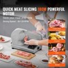 Mojgar Meat Slicer,  Electric Deli Food Slicer with 7.5" SUS420 Stainless Steel Blade and Blade Guard, 0 - 0.6 inch Adjustable Thickness - 4 of 4