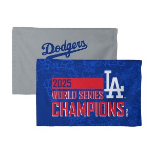 MLB 2025 World Series Championship Los Angeles Dodgers Turn Two 2 Pack Fan Towel 16x25 inches - 1 of 4