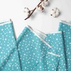 Bacati - Aqua Stars 100 percent Cotton Universal Baby US Standard Crib or Toddler Bed Fitted Sheet - 2 of 4