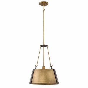 Hinkley Lighting Cartwright 1 - Light Chandelier in  Rustic Brass - 1 of 4