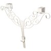 TreeKeeper Adjustable Wreath Hanger for Door Antler White - 4 of 4
