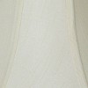 Imperial Shade Creme Small Scallop Bell Lamp Shade 5" Top x 12" Bottom x 10" Slant x 9.5 High (Spider) Replacement with Harp and Finial - 2 of 4