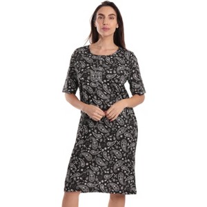 Just Love Short Sleeve Nightgown Sleep Dress for Women Sleepwear - 1 of 3