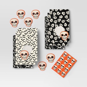 12ct Skull Treat Bag Party Favors - Hyde and EEK! Boutique™ - 1 of 4
