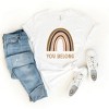 Simply Sage Market Women's You Belong Rainbow Short Sleeve Graphic Tee - 3 of 4