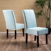 NicBex 2-piece Set Dining Chair Modern Upholstered Fabric Kitchen Armless Chair with High Backrest - 4 of 4