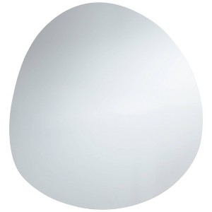 Possini Euro Design Brando Round Decorative Wall Mirror Modern Silver Frameless 37 3/4" Wide Bedroom Living Room Home House Office - 1 of 4