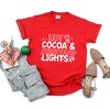Simply Sage Market Hot Cocoa and Christmas Lights Garment Dyed Tee - 3 of 4