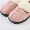 Roxoni Women's Winter House Fuzzy Fluffy Furry Cozy Clog Slipper - 3 of 4