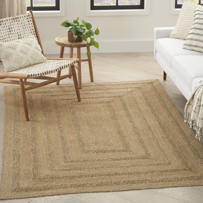 Natural Seagrass Handwoven Rectangular 5' x 7' Indoor/Outdoor Rug