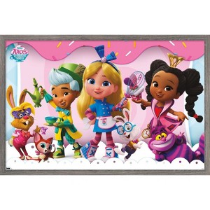 Trends International Disney Alice's Wonderland Bakery - Group Framed Wall Poster Prints - 1 of 4