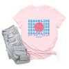 S.W.Smiley Beach Life Smiley Face - Womens Short Sleeve Tee - 2 of 3