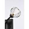 Elegant Lighting Zayne 2 - Light Sconce in  Black - 3 of 4