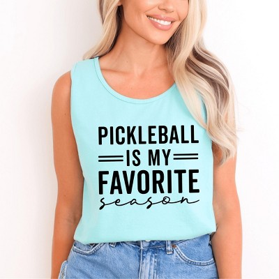 Simply Sage Market Pickleball Is My Favorite Season Garment Dyed Tank