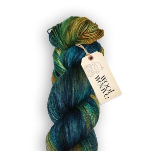 Woolweave Fingering Yarn - Hand Dyed Variegated Yarn - 75% Merino Wool & 25% Polyamide, 438 Yards, 100g - Riverbank - 1 of 4