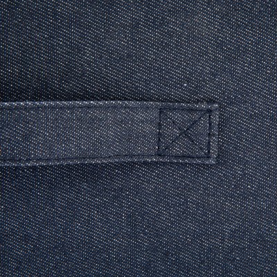 Denim Blue Fabric Stackable Storage Cubes with Cloth Handles